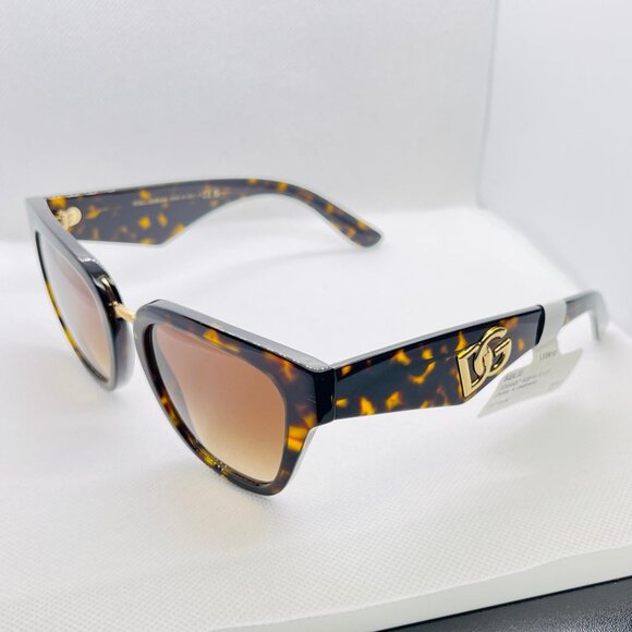 Dolce & Gabbana DG4437 Women's Sunglasses – Gradient Brown Havana - Picture 2 of 4